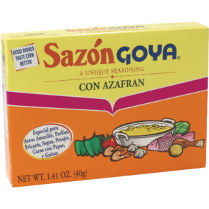Sazon Goya con azafran  40 gr.